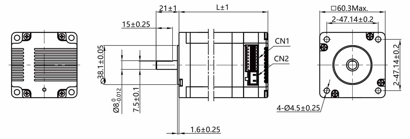 Nema 24 Integrated Stepper Motor Nema 24 Integrated Stepper Motor