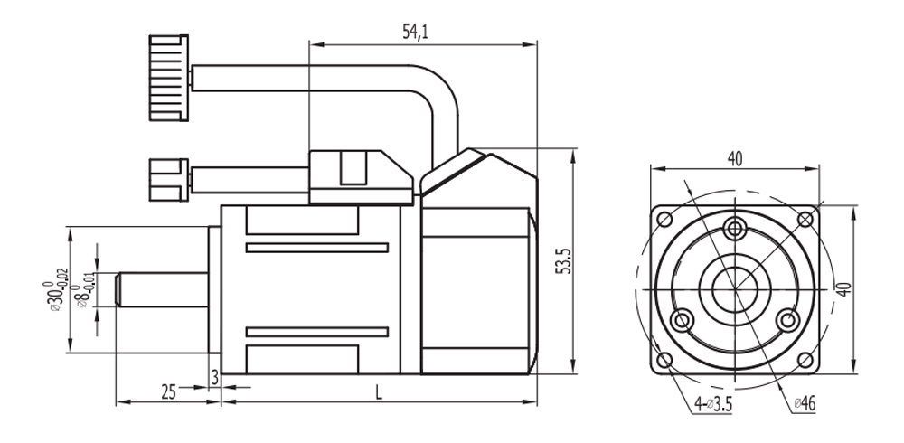 40ST-M00130 ac servo motor 40ST-M00130 ac servo motor
