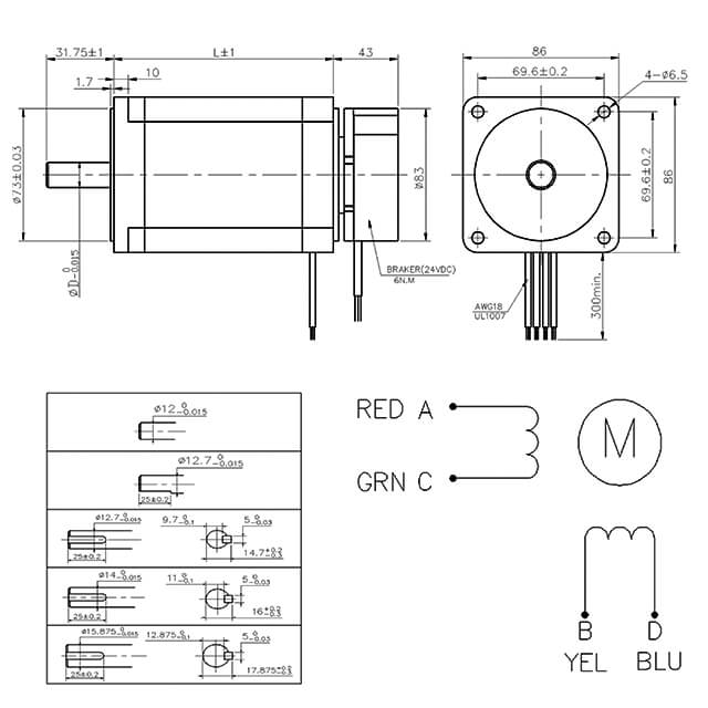 stepper motor with brake (1) stepper motor with brake (1)