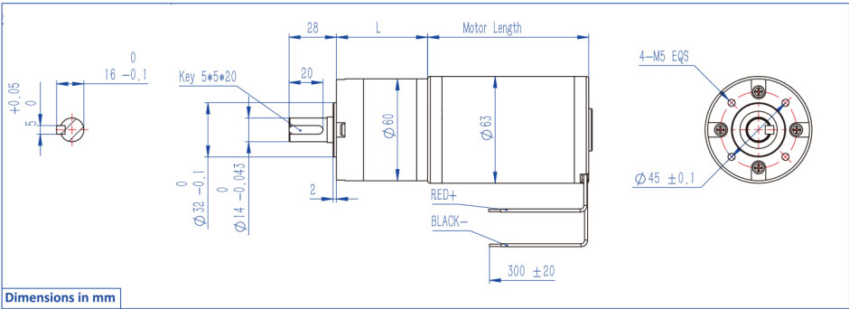63ZYT Brushed Dc Planetary Gear Motor -450K 63ZYT Brushed Dc Planetary Gear Motor -450K