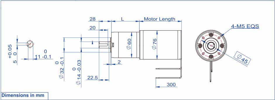 76ZYT Brushed Dc Planetary Gear Motor 76ZYT Brushed Dc Planetary Gear Motor