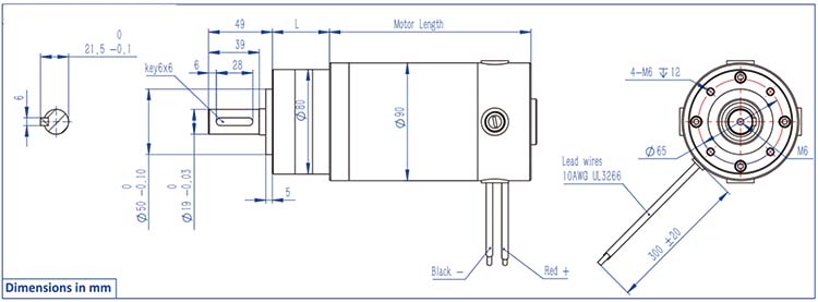 90ZYT Brushed Dc Planetary Gear Motor 90ZYT Brushed Dc Planetary Gear Motor