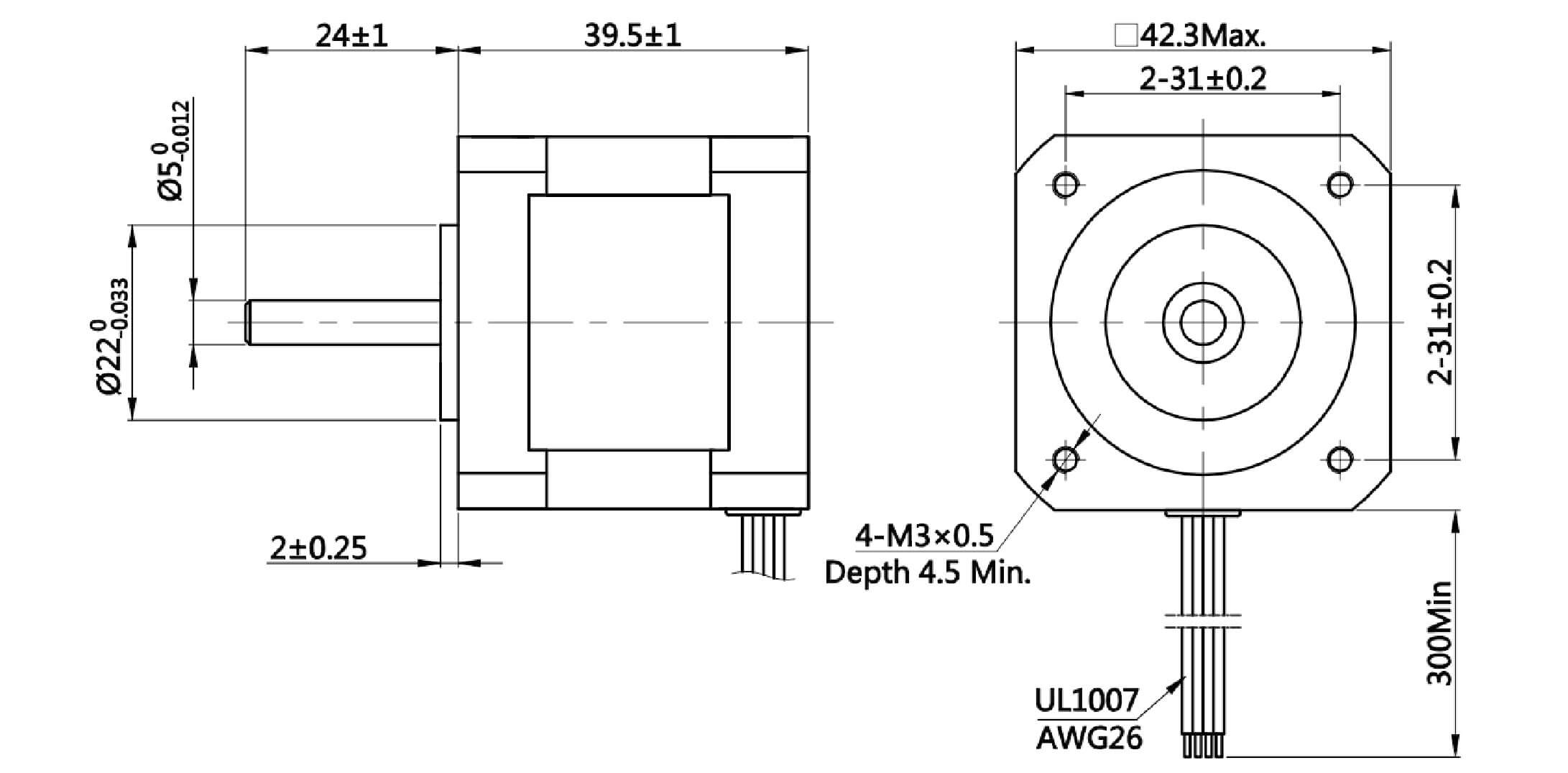 Stepper Motor Nema 17