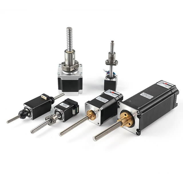 integrated linear stepper motor