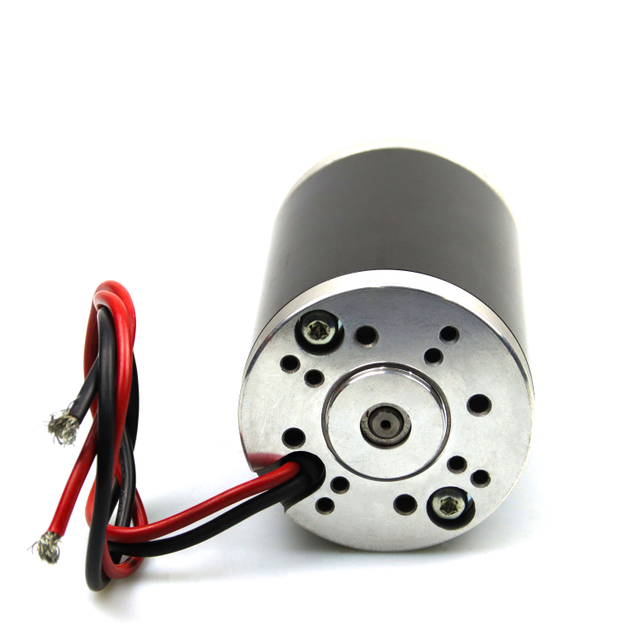 Permanente Im&aacute;n Cepillo Dc Motor 63ZYT Serie JK63ZYT01C-24V 9500Rpm 0.2mN.m 200W L = 95mm Motor Cepillado