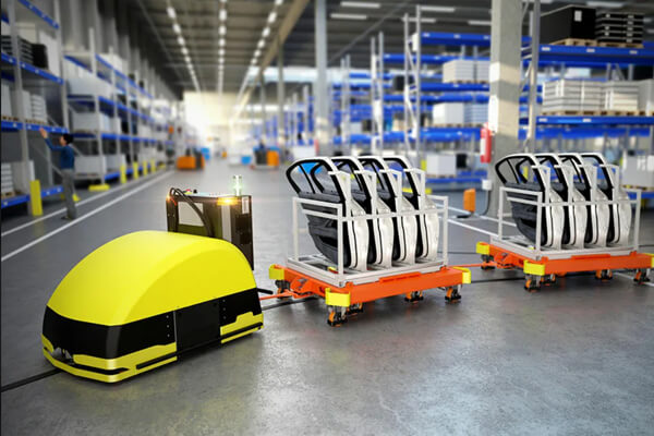 Integrated Servo Motors For Automated Guided Vehicles