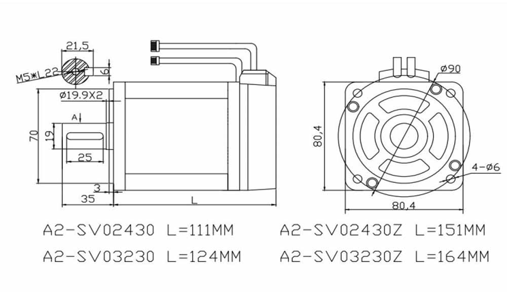 S2M-80SVT02430 AC Servo Motor