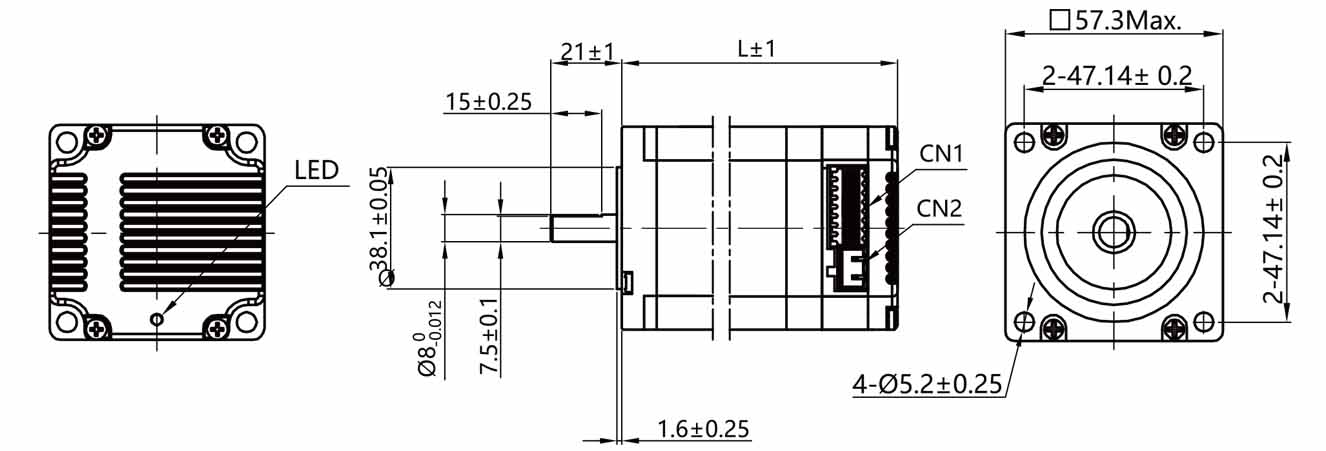 Nema 23 Integrated Stepper Motor Nema 23 Integrated Stepper Motor