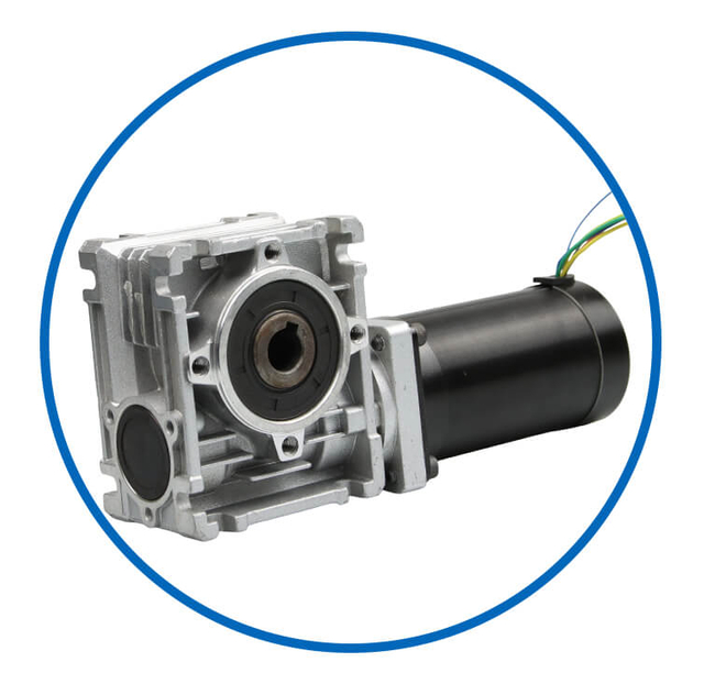 Worm geared bldc motor
