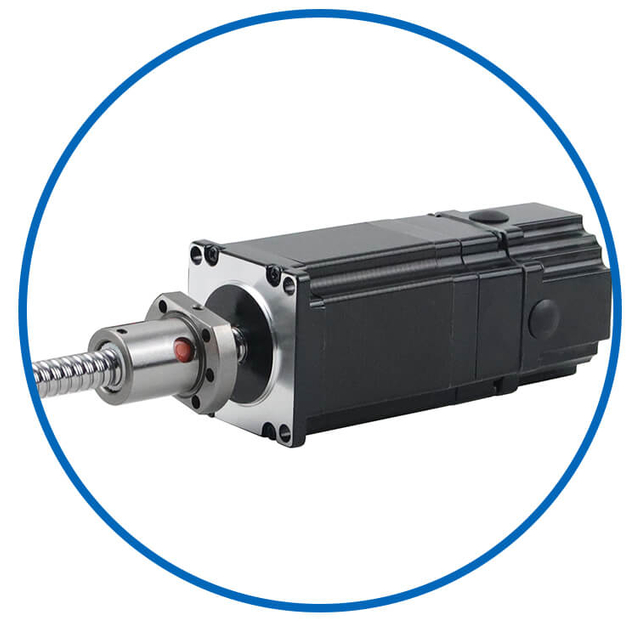 closed loop stepper motor with lead screw