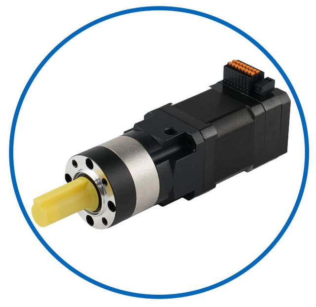 integarted geared stepper motor