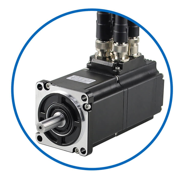 integrated stepper motor for automation