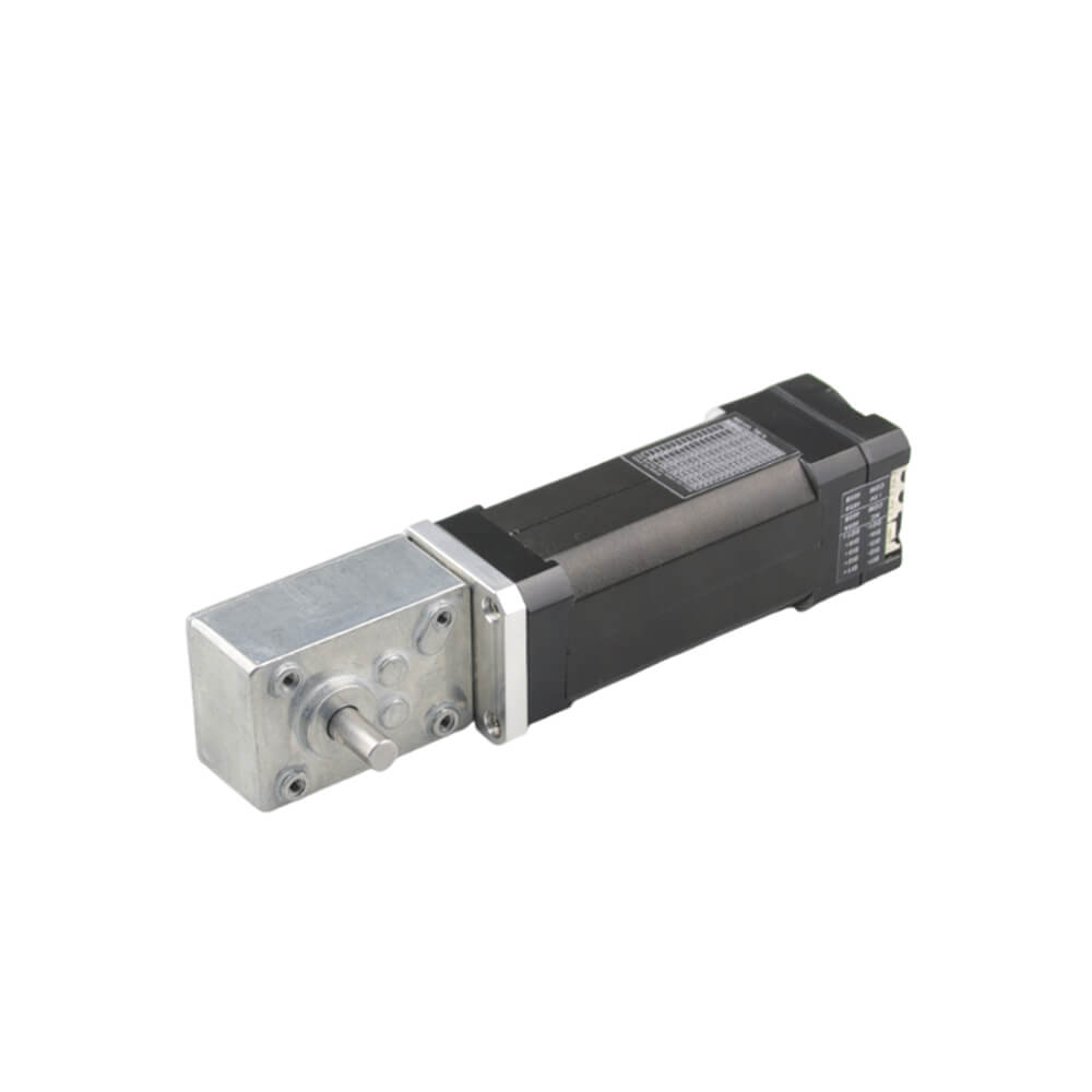 integrated dc servo motor with worm gearbox