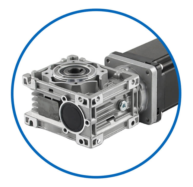 integrated stepper motor for textile