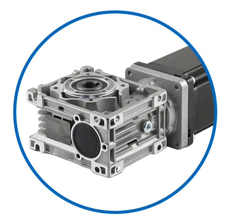 integrated stepper motor for textile