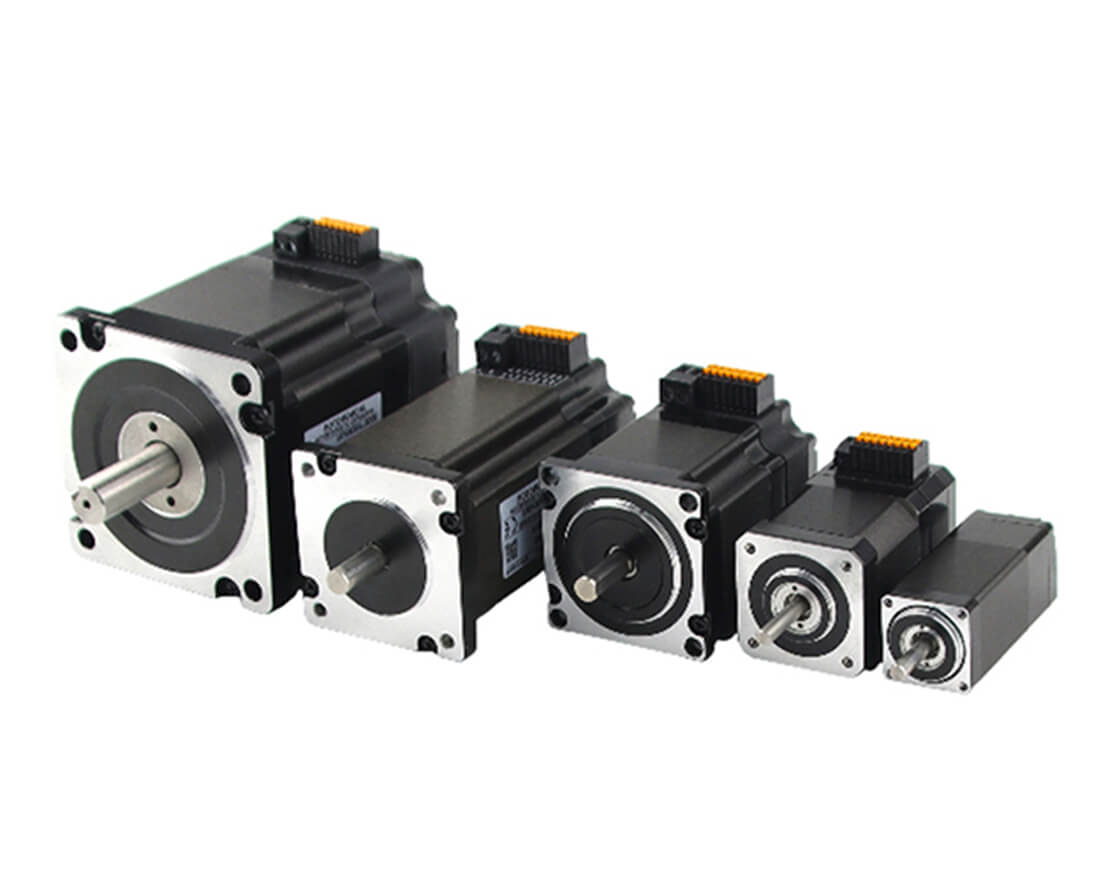 Integr&eacute;iert Stepper Servo Motor