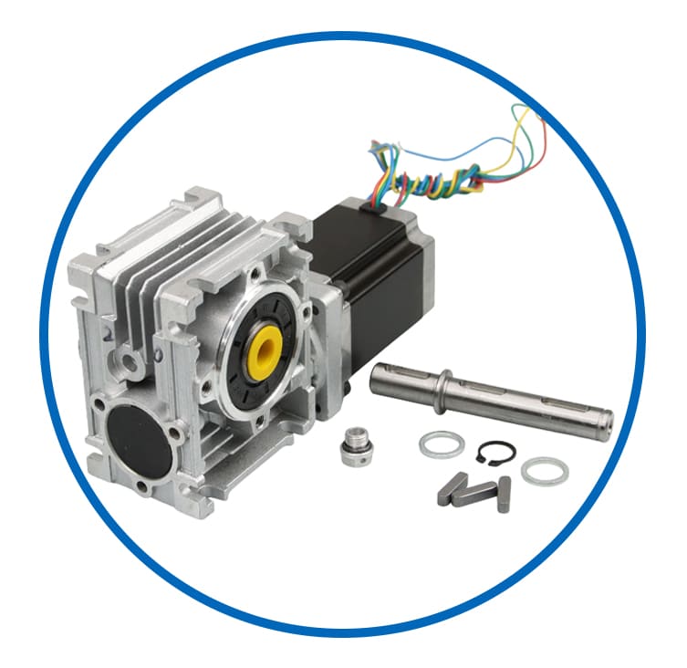 worm geared stepper motor