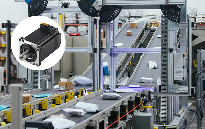 Integrated servo motor for Automated Sorting Systems