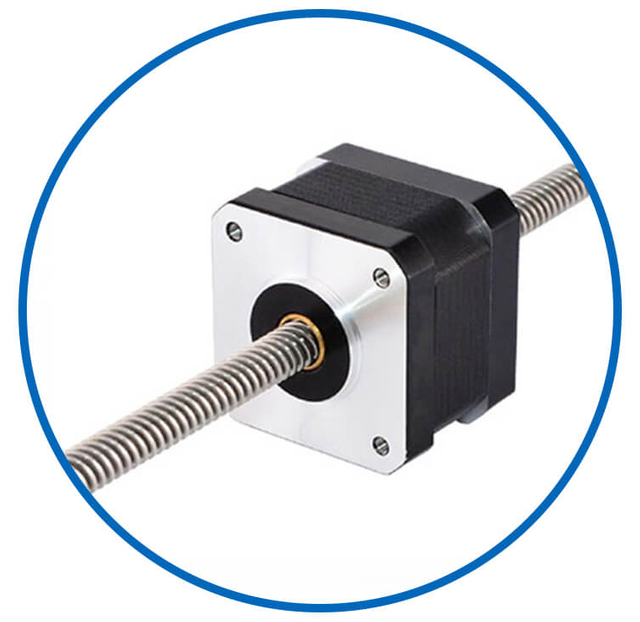 Non captive linear stepper motor