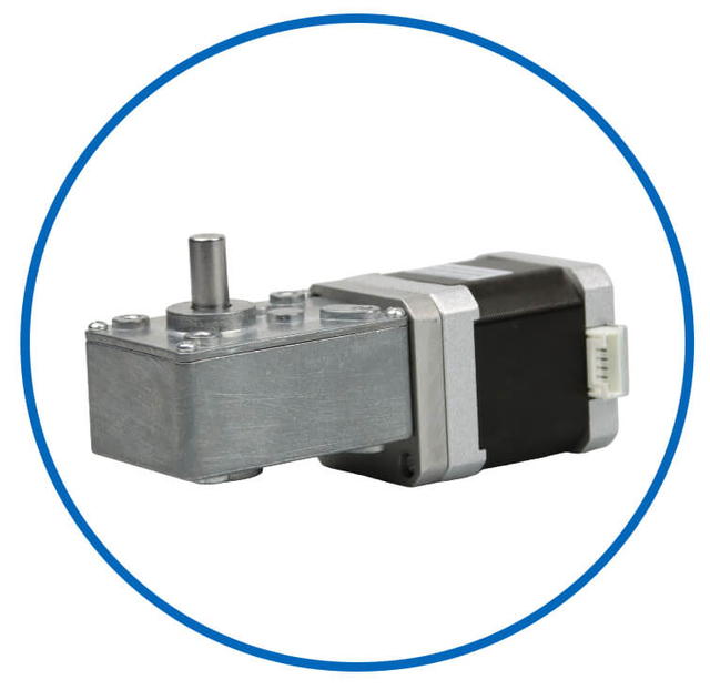 Worm Geared Stepper Motors